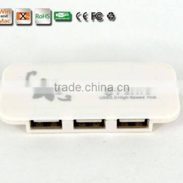 New!!!Portable Slim Shape Low Cost USB2.0 Hub High Speed 4 Ports USB Hub for PC and Laptop photo-2