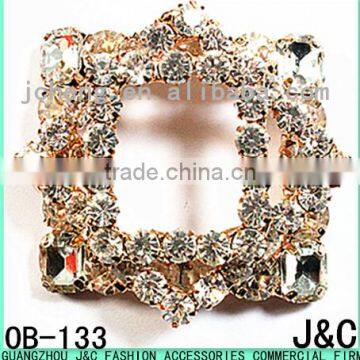 New Arrival Square Shaped Crystal Stone Shoe Ornament Shoe Buckle Shoe Trim photo-2
