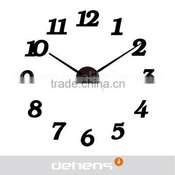 DEHENG 2016 Hot 3D Modern Diy Dragonfly Wall Clock photo-2