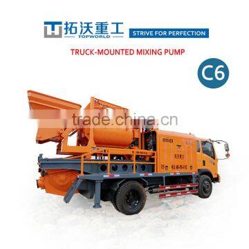 Brand New Truck mounted concrete mixing pump TWCQ30 C6