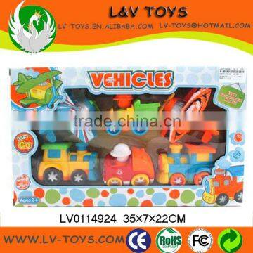 Wholesale friction power cartoon cheap small plastic toys