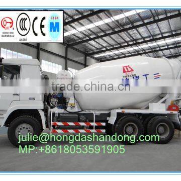 SHANDONG HONGDA TIELISHI Truck mounted Concrete Transit Mixer 9m3