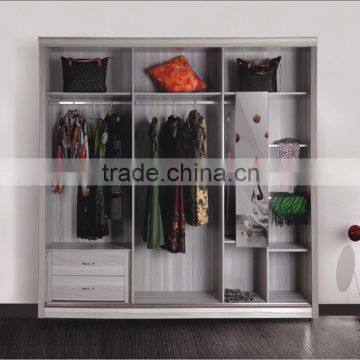 Fashion New Design Wooden Clothes Wardrobe for Sale