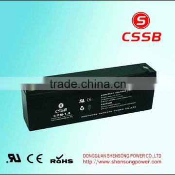 valve regulated lead acid battery 12V1.2ah