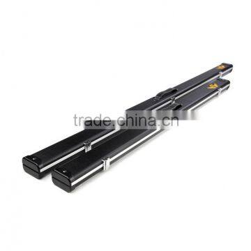 Superior 3/4-pc Cue Case Black Leather Aluminium Snooker Pool Cue Case Billiard Accessories photo-2