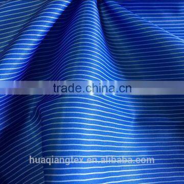 Blue White Stripe Print Taffeta Fabric for Lining Shirt Jacket photo-3