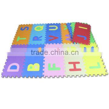 High quality non-smell Kamiqi alphabet EVA foam Jigsaw puzzle floor mats for kids