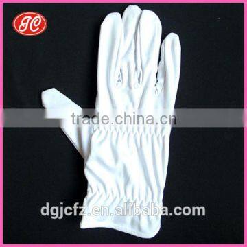 white color Microfiber Gloves for Cleaning and Polishing watch Jewelry