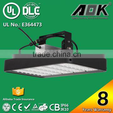UL DLC 8 Years Warranty IK10 Motion Sensor Car Parking Canopy 200W LED Parking Garage Light