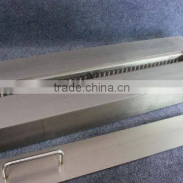 China Manufactured Stainless Steel Ethanol Fireplace With Sheet Metal Fire Box