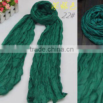 new chiffon voile scarf pure color cotton and linen children scarf candy women scarf