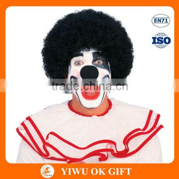 Unisex 70s Party Disco Retro Deluxe Curly Adult Black Short Afro Wigs