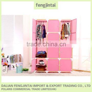 2015 China high quality wholesale single door plastic wardrobe