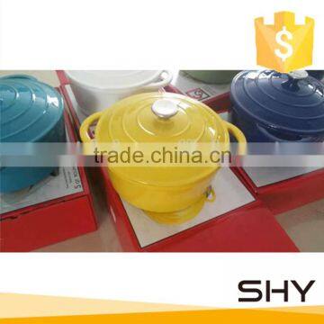Hebei Healthy Purple Cast Iron Enamel Cookware Casserole photo-3