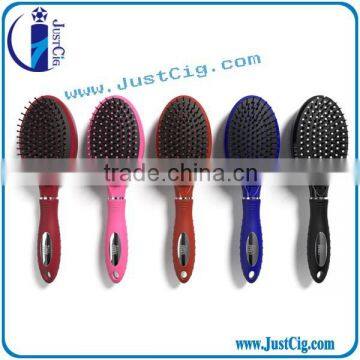 Fashional plastic hair brush with easy clean hair comb