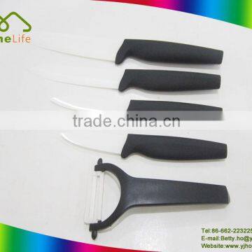 Best selling Top quality sharp-edged colorful handle ceramic knife set