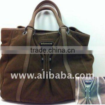 leather handbag suede 621