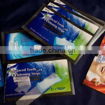 Teeth Whitening Strip New Package With Instruction and Shade Guide,Gel Strip,Better Price