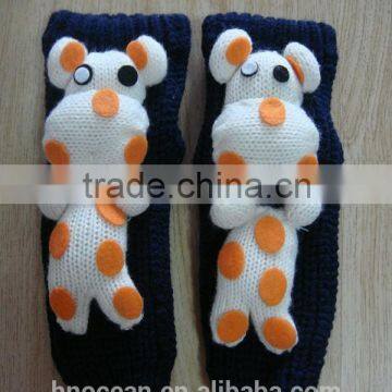 good quality and cute special design baby terry dog socks