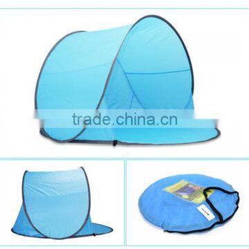 Outdoor camping hiking beach summer tent UV protection fully sun shade quick open pop up beach awning fishing tent with bags