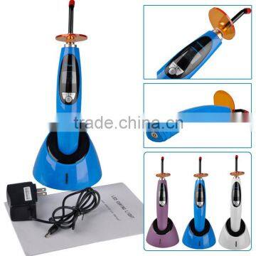 Factory Direct Sales Dental Cordless LED Curing Light Lamp 3 Colors