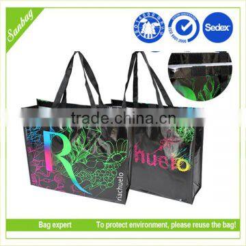 14 years factory recycled apparel bag with hook and loop