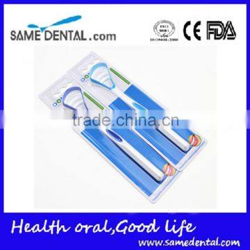 Plastic tongue scraper oral care dental products tongue cleaner