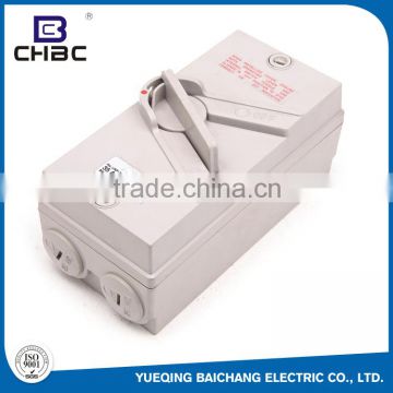 CHBC Wholesale High Quality Mini IP 56 Waterproof Isolating Disconnect Switches