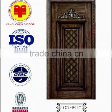 Interior or Exterior Two Panel Doors With Man Made Carved Flower, A Perfectly Raised Moulding Doors photo-6