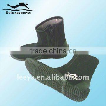 Diver Wetsuit boots 3mm neoprene with a rubberized sole BT03