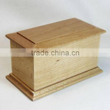 Small wooden casket for pets