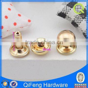 flat round rivets for bag low price decorative rivets