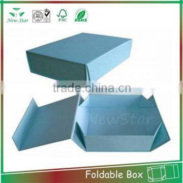 foldable garment packaging folable box, foldable shoe box wholesales