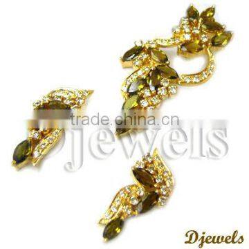 Diamond Gold Pendant Sets, Gold Pendant Sets, Diamond Jewelry