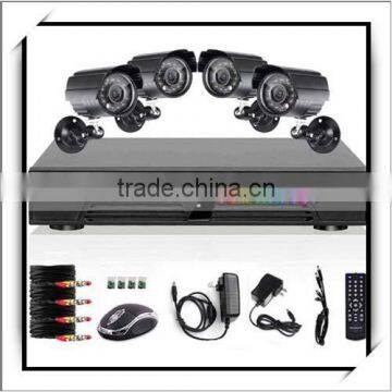 For Liview 4 Channel Full D1 Waterproof P2P CCTV Camera DVR Kit