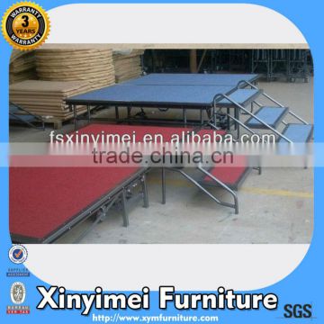 Folding Portable banquet mobile stage For Hotel XYM-P02