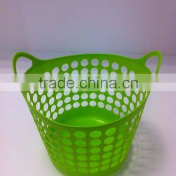 Plastic Laundry Basket With Handle photo-2