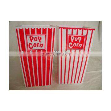 Disposable Plastic Square Popcorn Bucket