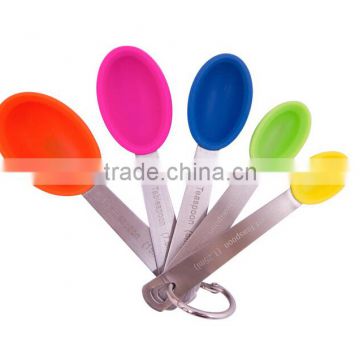 4pcs Different Capacity silicone measuring tool/measuring spoons