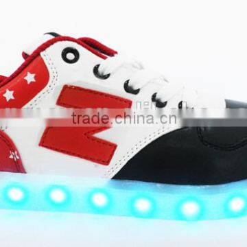 2016 Colorful LED Light Up Shoes With PU Upper/TPR Outsole