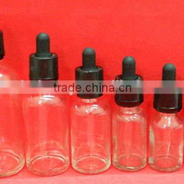 1 oz glass dropper bottles 30ml glass vial with dropper pipette