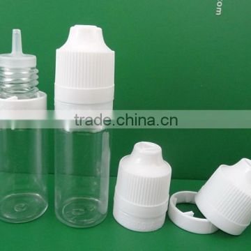 clear pet e juice bottle empty 30ml e liquid dropper bottle e cig bottle spill proof cap