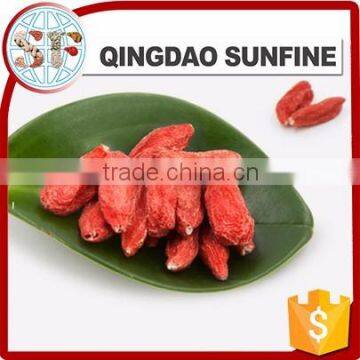 The conventional dried goji berry from Ningxia origin