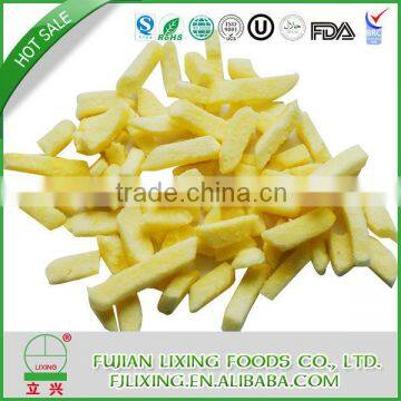 Freeze dried potato strips