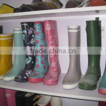 Fashion Sex Long Gumboots Gumshoes Rain Rubber Boots for Ladies and Children