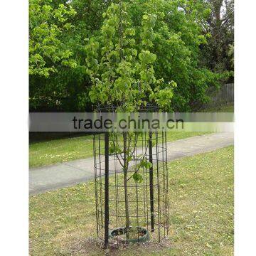 PVC coated tree protection fence