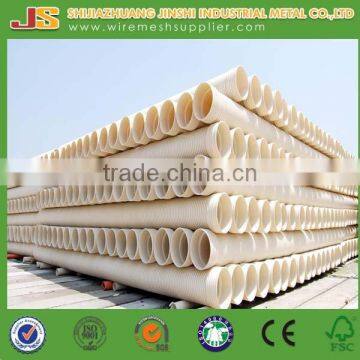 White Color Drain Pipe HDPE Double Wall Corrugated Pipe