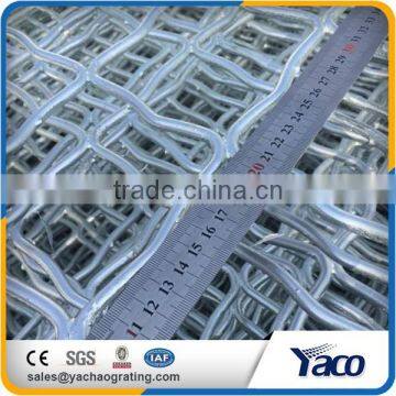 Plain style diamond saftey grid wire mesh panel