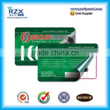 ISO14443A HF 13.56MHZ Chip Smart Rfid Card for High Security