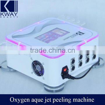 Face Peeling Machine 8 In 1 Bio Lifting Facial Oxygen Facial Equipment Microcurrent Oxygen Aqua Jet Peeling Machine. photo-2